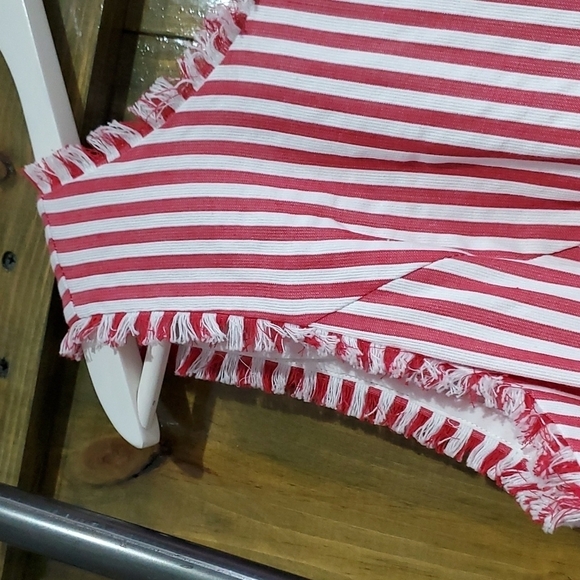 LUCY PARIS CANDY STRIPED COASTAL  DRESS SIZE LARGE - Picture 2 of 8